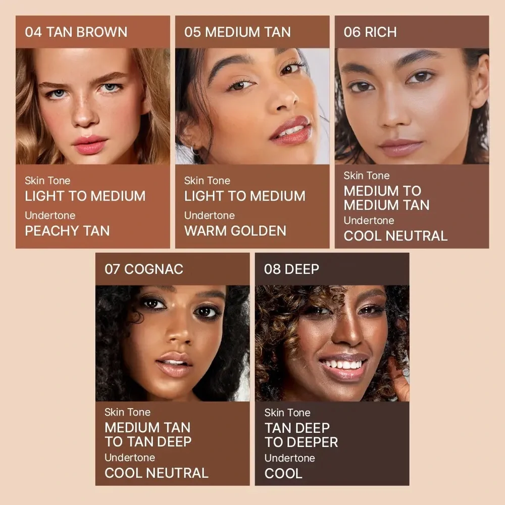 Kiss New York 08 Deep Airy Velvet Contour Stick- cool undertone, dark to deep